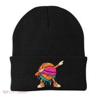 Ice Cream Drip Basketball Dabbing Beanie thumb 0