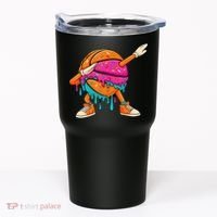 Ice Cream Drip Basketball Dabbing Tumbler thumb 0