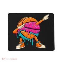 Ice Cream Drip Basketball Dabbing Mousepad thumb 0