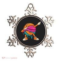 Ice Cream Drip Basketball Dabbing Ornament thumb 0