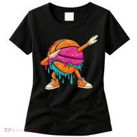 Ice Cream Drip Basketball Dabbing Women's T-Shirt thumb 0