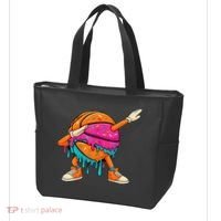 Ice Cream Drip Basketball Dabbing Tote Bag thumb 3