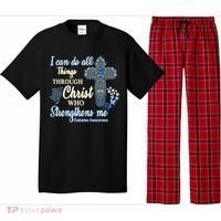 I Can Do All Things Through Christ Who Strengthens Me Diabetes Awareness Pajama Set thumb 0