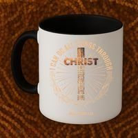 I Can Do All Things Through Christ Jesus Christian Coffee Mug thumb 2