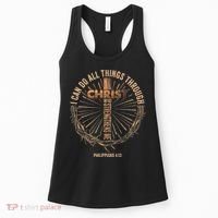 I Can Do All Things Through Christ Jesus Christian Women's Tank Top thumb 0