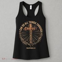 I Can Do All Things Through Christ Jesus Christian Women's Tank Top thumb 3
