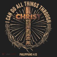 I Can Do All Things Through Christ Jesus Christian Golf Towel thumb 3