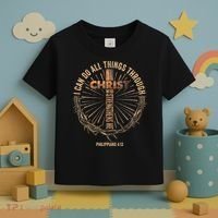 I Can Do All Things Through Christ Jesus Christian Toddler T-Shirt thumb 3