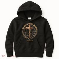 I Can Do All Things Through Christ Jesus Christian Kids Hoodie thumb 0