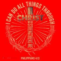 I Can Do All Things Through Christ Jesus Christian Santa Hat thumb 1