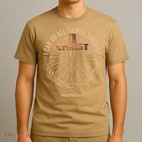 I Can Do All Things Through Christ Jesus Christian T-Shirt thumb 3