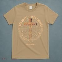 I Can Do All Things Through Christ Jesus Christian T-Shirt thumb 5