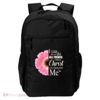 I Can Do All Things Through Christ Who Strengthens Me Bible Cute Gift Backpack thumb 0