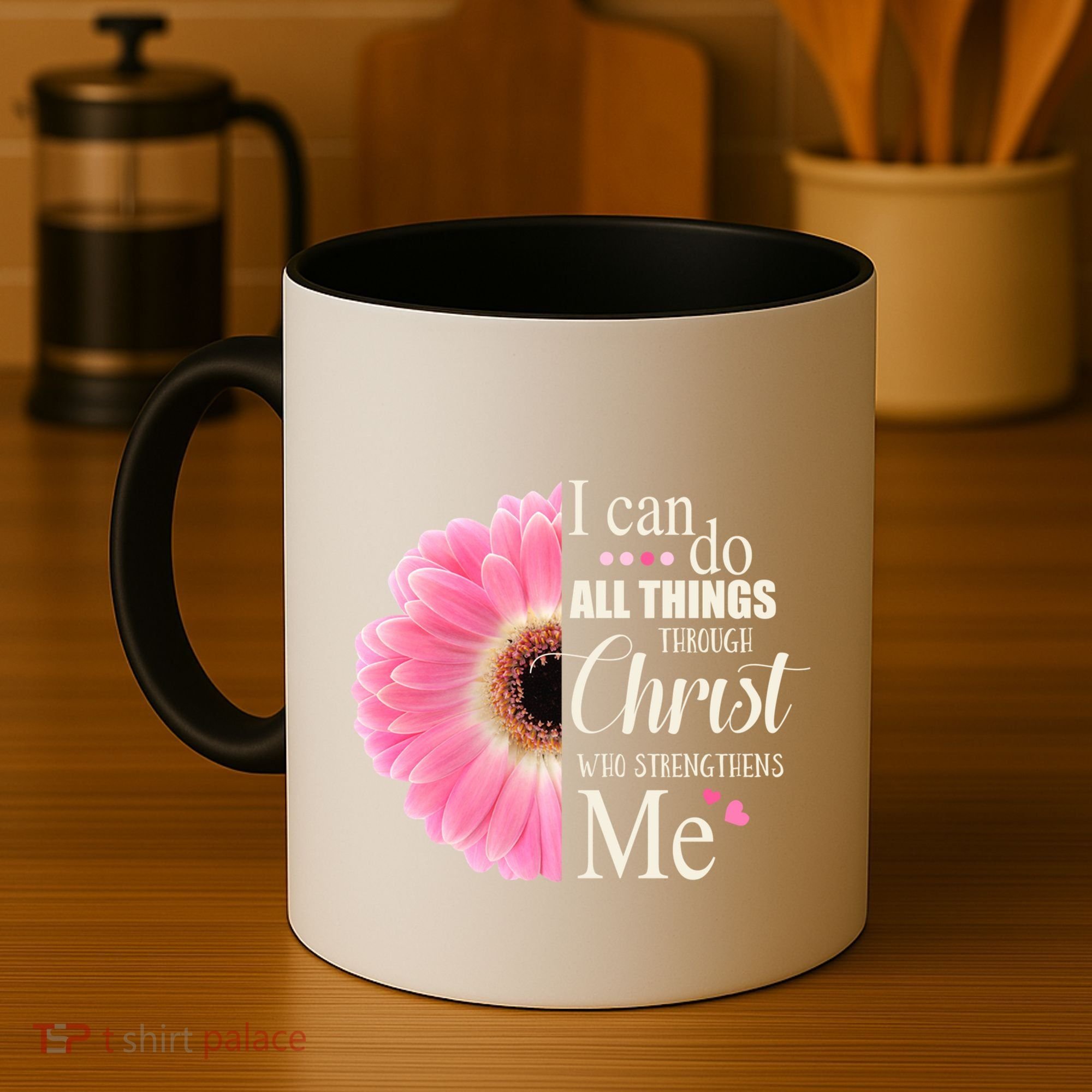 I Can Do All Things Through Christ Who Strengthens Me Bible Cute Gift Coffee Mug