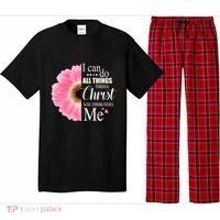 I Can Do All Things Through Christ Who Strengthens Me Bible Cute Gift Pajama Set thumb 0