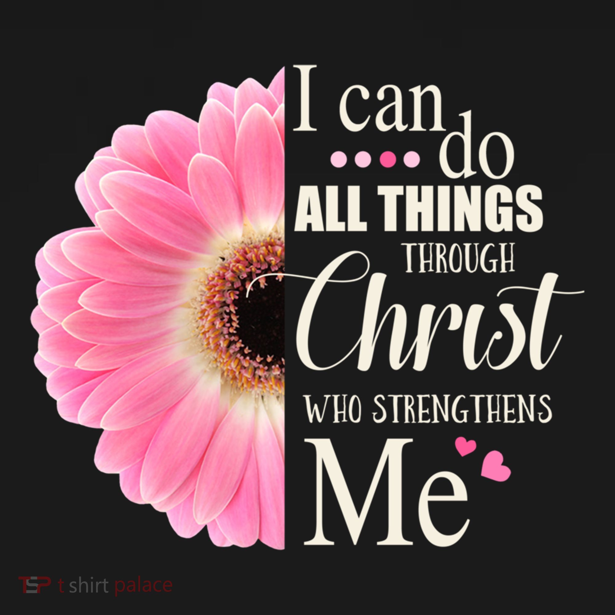 I Can Do All Things Through Christ Who Strengthens Me Bible Cute Gift Women's Hoodie