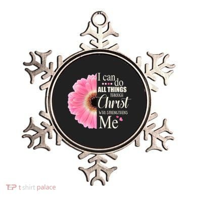 I Can Do All Things Through Christ Who Strengthens Me Bible Cute Gift Ornament