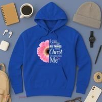 I Can Do All Things Through Christ Who Strengthens Me Bible Cute Gift Hoodie thumb 3
