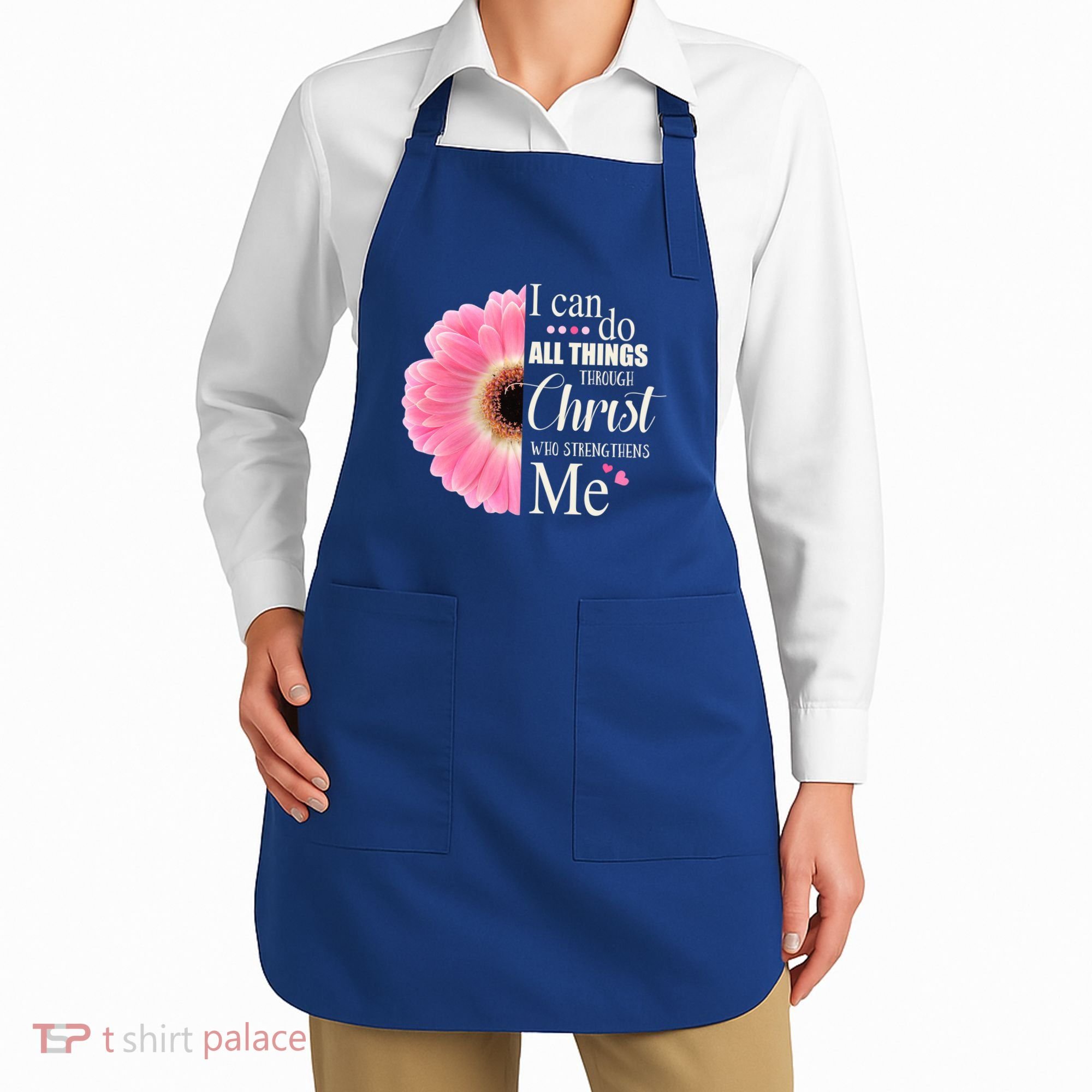 I Can Do All Things Through Christ Who Strengthens Me Bible Cute Gift Apron