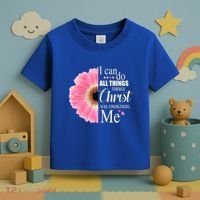 I Can Do All Things Through Christ Who Strengthens Me Bible Cute Gift Toddler T-Shirt thumb 3