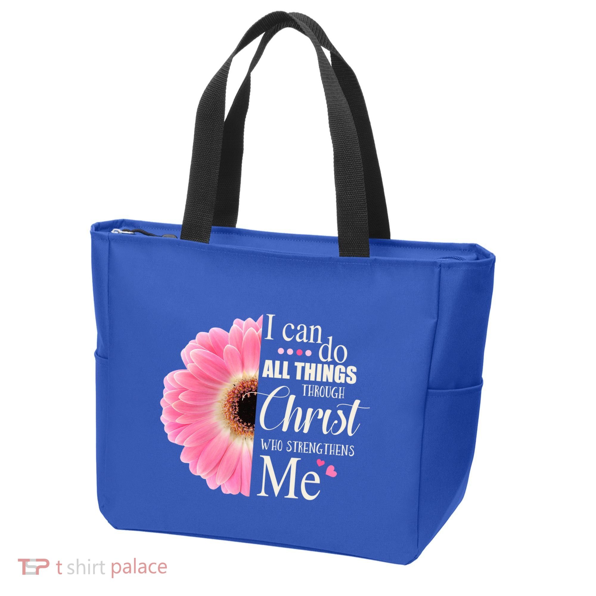 I Can Do All Things Through Christ Who Strengthens Me Bible Cute Gift Tote Bag