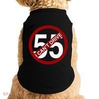 I CanT Drive 55 Funny Gift Red Logo Doggie Tank thumb 0