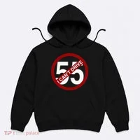 I CanT Drive 55 Funny Gift Red Logo Hoodie thumb 0