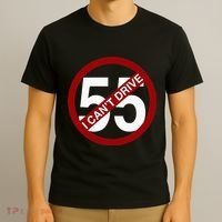 I CanT Drive 55 Funny Gift Red Logo T-Shirt thumb 3
