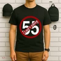 I CanT Drive 55 Funny Gift Red Logo T-Shirt thumb 6