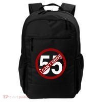 I CanT Drive 55 Funny Gift Red Logo Backpack thumb 0