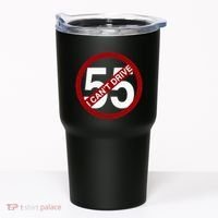 I CanT Drive 55 Funny Gift Red Logo Tumbler thumb 0