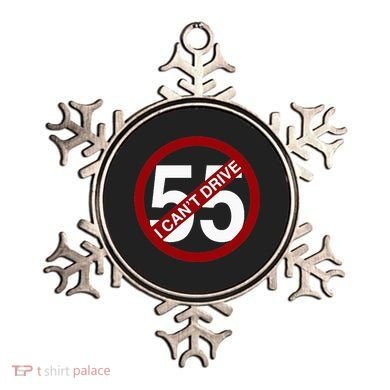 I CanT Drive 55 Funny Gift Red Logo Ornament