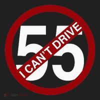 I CanT Drive 55 Funny Gift Red Logo Hat thumb 2