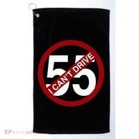 I CanT Drive 55 Funny Gift Red Logo Golf Towel thumb 0