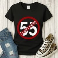 I CanT Drive 55 Funny Gift Red Logo Women's T-Shirt thumb 3