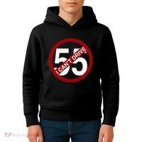 I CanT Drive 55 Funny Gift Red Logo Kids Hoodie thumb 4