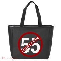 I CanT Drive 55 Funny Gift Red Logo Tote Bag thumb 0