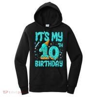 Ice Cream Drip 10th Birthday 10 Years Old Birthday Women's Hoodie thumb 0