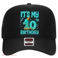 Ice Cream Drip 10th Birthday 10 Years Old Birthday Hat thumb 0