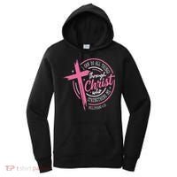 I Can Do All Things Through Christ Breast Cancer Awareness Women's Hoodie thumb 0