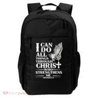I Can Do All Thing Through Christ Who Strengthen Me Backpack thumb 0