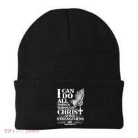 I Can Do All Thing Through Christ Who Strengthen Me Beanie thumb 0