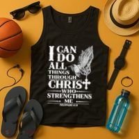 I Can Do All Thing Through Christ Who Strengthen Me Tank Top thumb 4