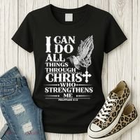 I Can Do All Thing Through Christ Who Strengthen Me Women's T-Shirt thumb 3
