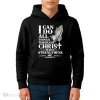 I Can Do All Thing Through Christ Who Strengthen Me Kids Hoodie thumb 4