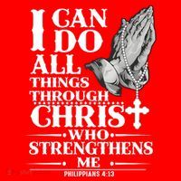 I Can Do All Thing Through Christ Who Strengthen Me Santa Hat thumb 1