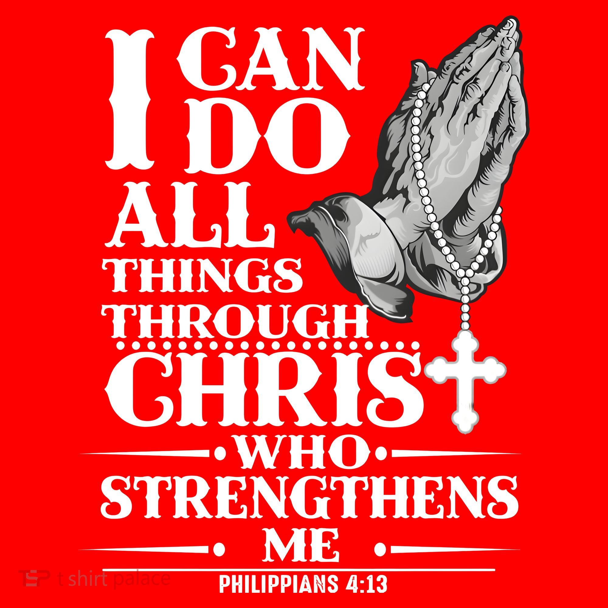 I Can Do All Thing Through Christ Who Strengthen Me Santa Hat