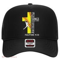 I Can Do All Things Through Christ Softball Christian Bible Hat thumb 0