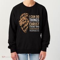 I Can Do All Things Through Christ Inspirational Belief Women's Sweatshirt thumb 0