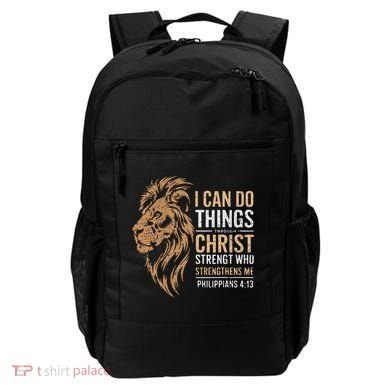 I Can Do All Things Through Christ Inspirational Belief Backpack